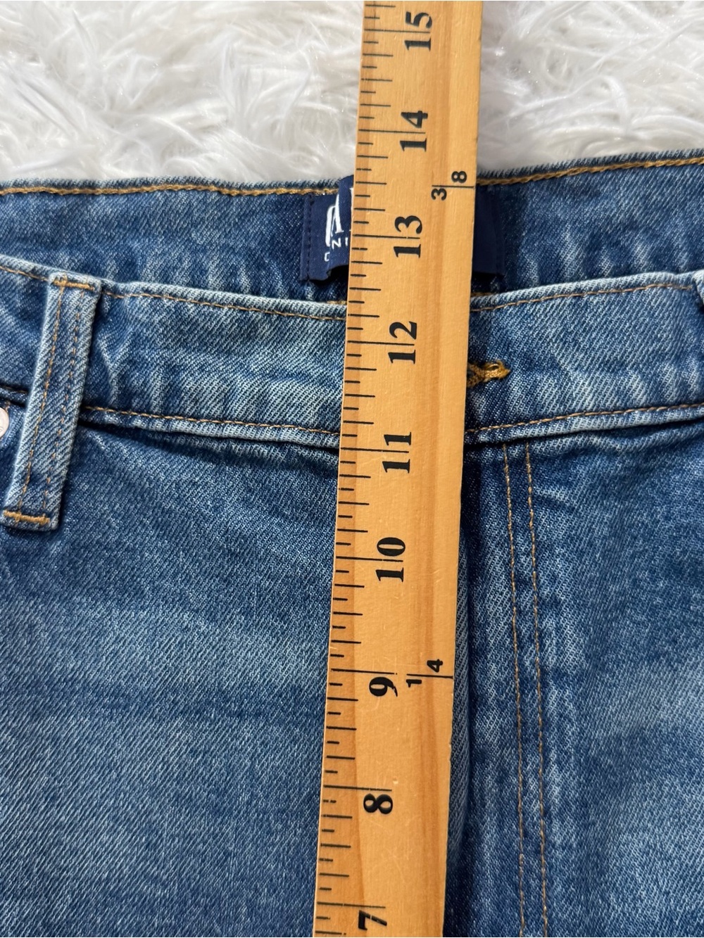 Gap Womens Barrel Jeans Size 14/32 High Rise Blue Relaxed Fit Casual NWT - Picture 6 of 9